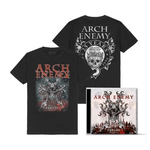 Rise Of Tyrant Bundle von Arch Enemy - 1CD + T-Shirt jetzt im Arch Enemy Store